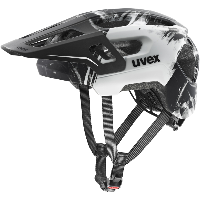 Uvex React jr. fullface Black-White Matt 52-56cm